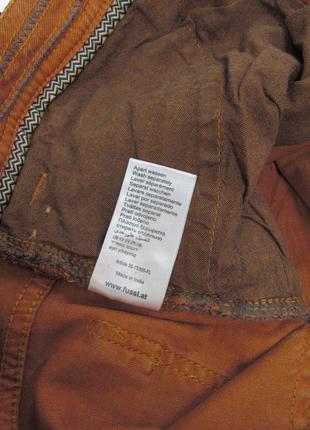Джинсы мужские коричневые fussl (германия) размеры s, m акция!