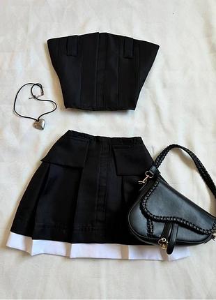 Топ+юбка