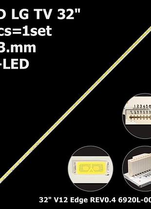 Led підсвітка 32" philips 32pfl3517h/60 32ls570s 1 планка