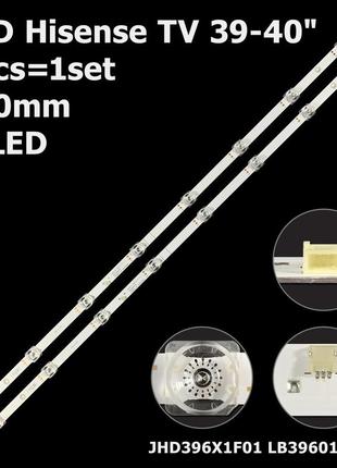 Led підсвітка 39", 40" hisense 40a5600 40ae5000f 1 планка