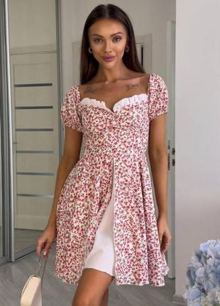 Платье женское кукольное беби долл baby doll мини с пышной юбкой солнце расклешённое колокольчик с рукавами фонариками чёрное белое