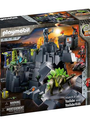 Конструктор playmobil dino rise скеля динозаврів (70623)