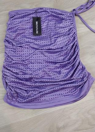 Юбка женская миди с стразами праздничная