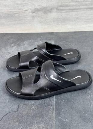 Мужские шлепанцы натуральная кожа, шлепки, кожаные мужские шлепанцы nk