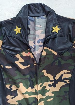 Комбинезон карнавальный маскарадный костюм для взрослого аниматора солдат армия сержант