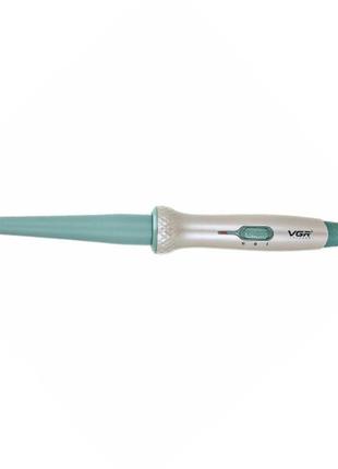 Плойка для креативного завивання волосся, конусна, тип живленнямережа 220 в,кількість температурних режимів2  v-596