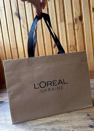 Оригінальний подарунковий пакет loreal оригіналів упаковка подарунковий пакет