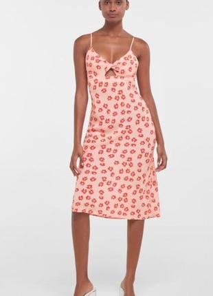 Платье миди bershka