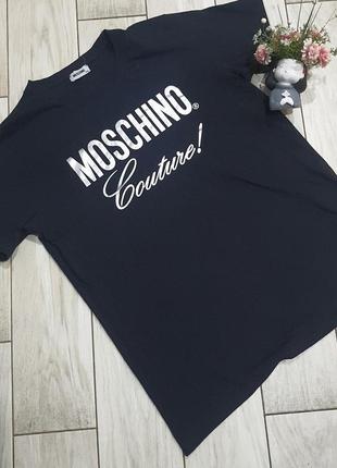Футболка оверсайз moschino couture l-xxl/12-16 размер