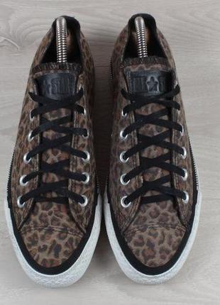 Тигровые леопардовые кеды converse оригинал 38-39р 25.2 см