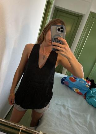 Блуза лляна massimo dutti