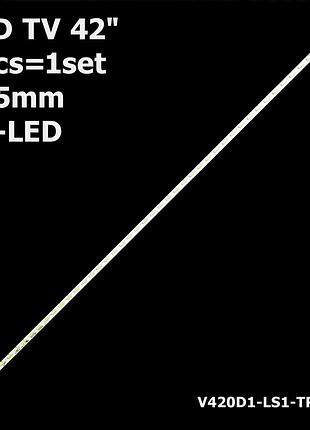Led підсвітка 42" skyworth 42e780u d42a571u led42r6670u 1 планка