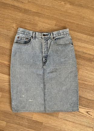 Джинсовая юбка levi’s