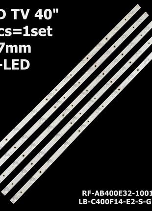 Led підсвітка 40" haier le39b7000tf  40led13  led-40b960 1 планка
