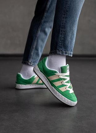 Кроссовки adidas adimatic green/white6 фото
