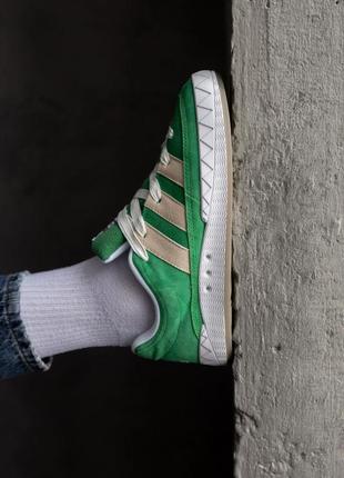 Кроссовки adidas adimatic green/white7 фото