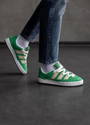 Кроссовки adidas adimatic green/white3 фото