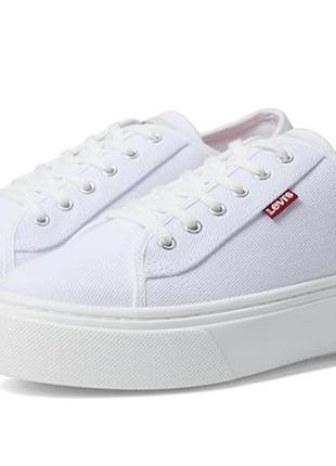 Білі кеди levi’s