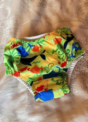 Подгузник памперс для купания плавания 1 2 3 года фирменный на море в бассейн многоразовый