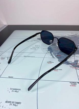 Сонцезахисні окуляри cartier чорні картьє фігурні унісекс стильні брендові2 фото