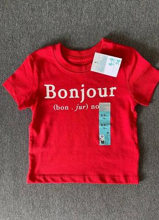 Футболка bonjour