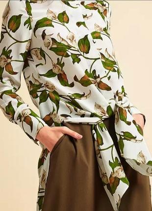 Шикарна шовкова блуза, сорочка modern rarity, 100% шовк