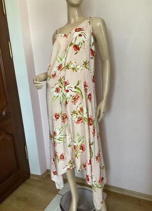 Легкий вискозный сарафан на пуговицах /20/brend atmosphere