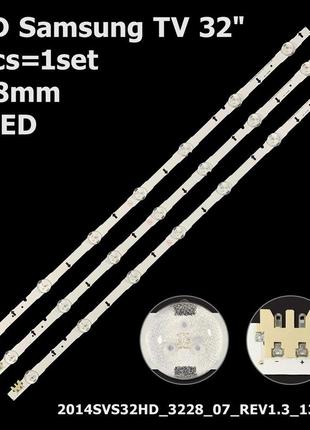 Led підсвітка 32" d4ge-320dc0-r3  ue32j5500 1 планка