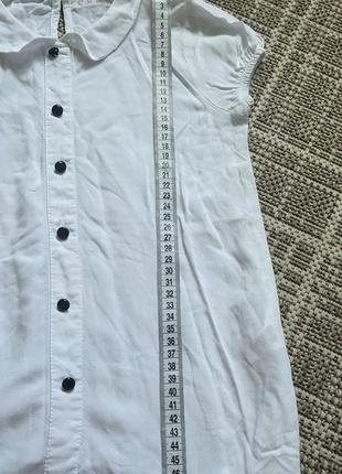 Біла блузочка з віскози 3