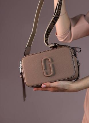 Сумка marc jacobs logo brown