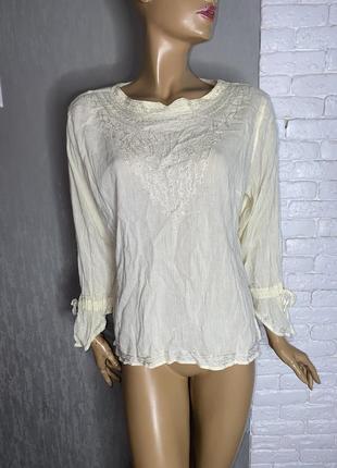 Блуза блузка жатка декорована паєтками
