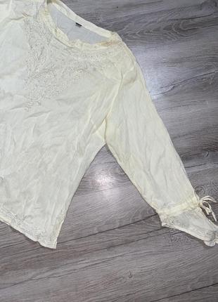 Блуза блузка жатка декорована паєтками3 фото