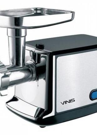 М'ясорубка електрична vinis vmg-1507b із соковичавницею і шатківкою потужністю 1500 вт