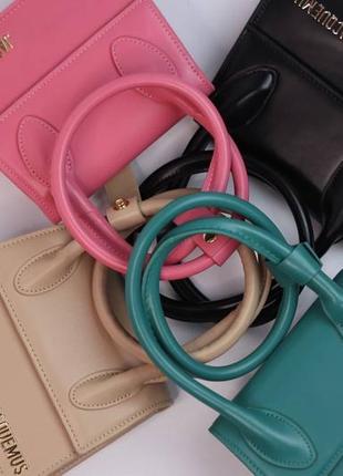 Сумка жакмюс jacquemus  le chiquito noeud beige