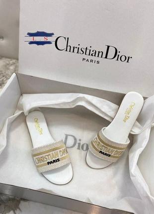 Жіночі шльопанці в стилі "dior"