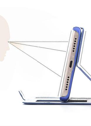 Чехол-книжка holey для huawei p smart plus pink2 4