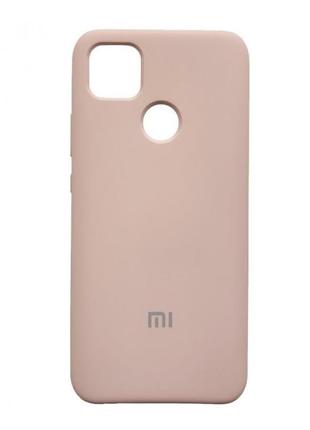 Силіконовий чохол бампер mycover для full silicone case для xiaomi redmi 9c/10a pink sand