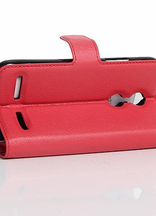 Чехол-книжка bookmark для lenovo k6 red 3