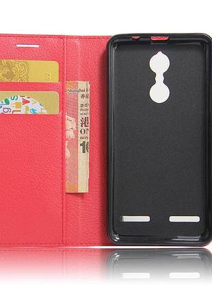 Чехол-книжка bookmark для lenovo k6 red 4