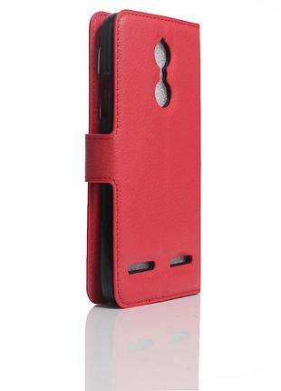Чехол-книжка bookmark для lenovo k6 red 2