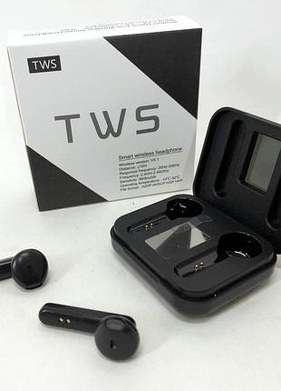 Yui бездротові bluetooth навушники із зарядним кейсом l12 tws bluetooth 5.0 із сенсорним керуванням