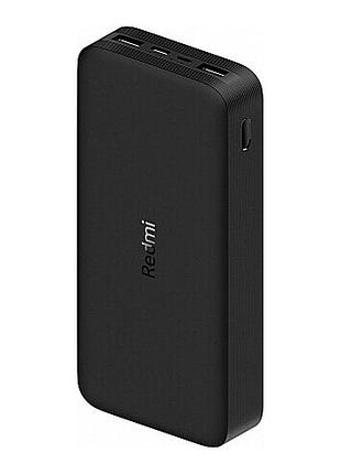Power bank xiaomi redmi 20000mah 18w black. гарантия 12 місяців.