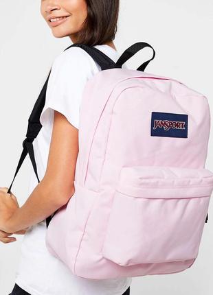 Міський рюкзак 7trav 25l jansport superbreak рожевий