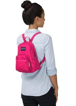 Молодежный рюкзак 7trav 10l jansport half pint малиновый1 фото