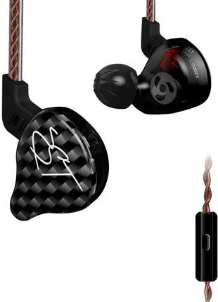 Навушники kz zst з мікрофоном black