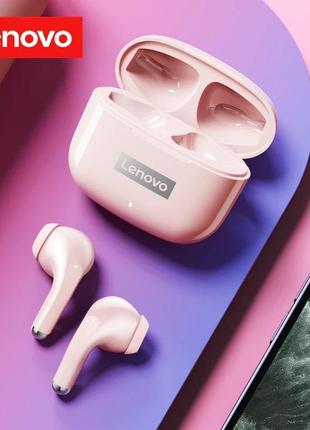 Навушники lenovo lp40 pro pink
