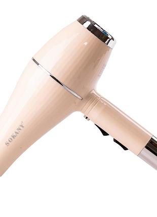 Фен для волос sokany sk-14005 с двумя насадками
