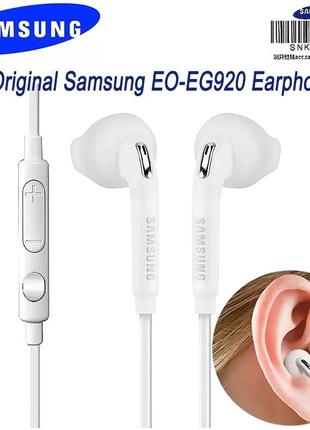 Гарнітура samsung (eo-eg920l) white з мікрофоном