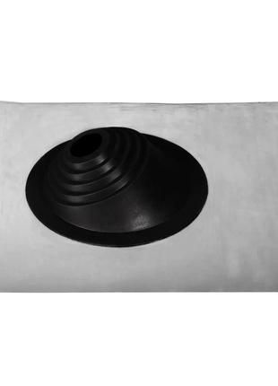 Покрівельний прохід кутовий №1 d 75-200 мм, алюмінієве підставу, чорний