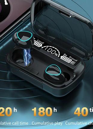 Бездротові сенсорні міні-навушники m10 tws 9d stereo